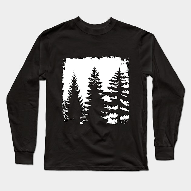 Trees Long Sleeve T-Shirt by PallKris